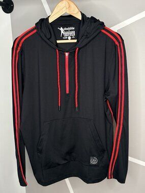 Chubbies x George Kittle GK Hold Ultimate ¼ Zip Hoodie Men’s S 49ers NFL Black